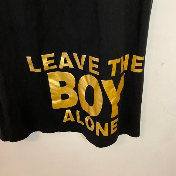 Boy London Gold Foil Logo Midi Dress - Picture 5 of 14